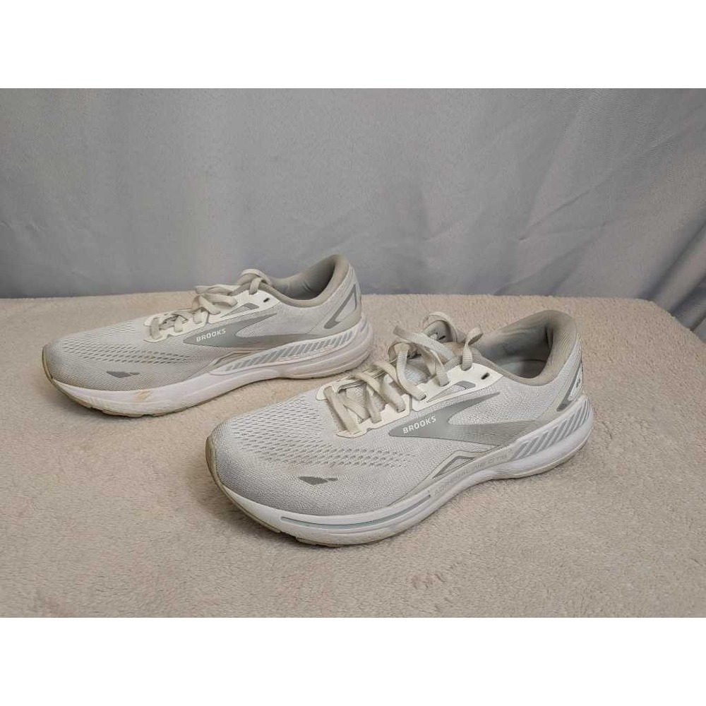 Brooks Adrenaline GTS 23 Mens Running Shoes Size 13 White Gray
